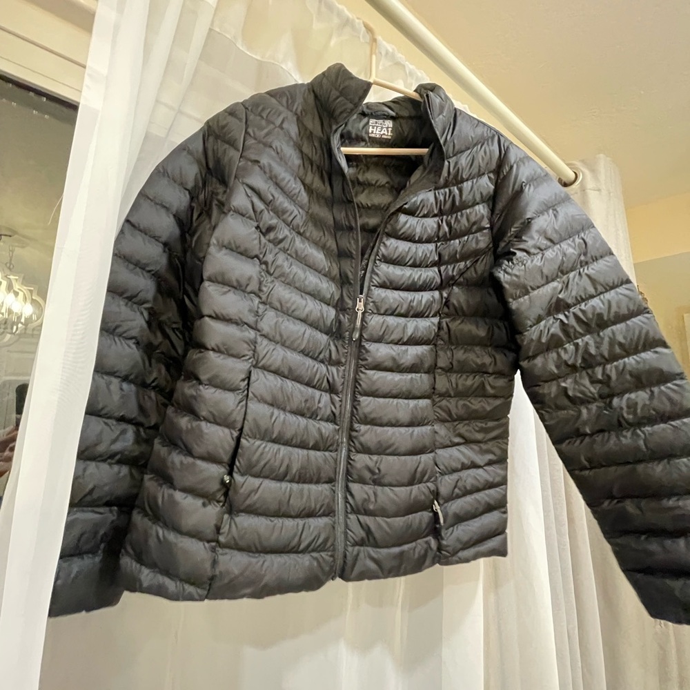 32 Degrees Women's Charcoal Puffer Jacket